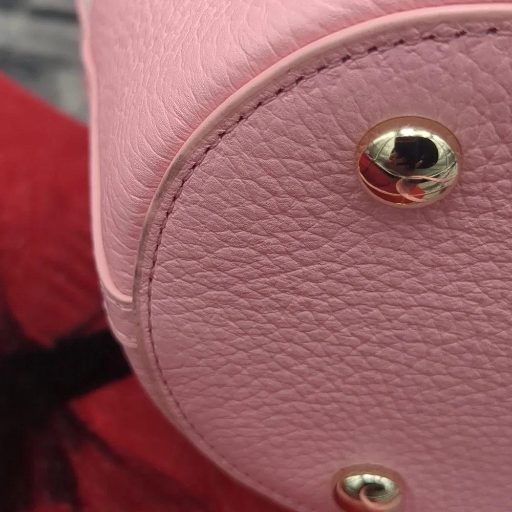 Draper James Pink and White Crossbody Bag